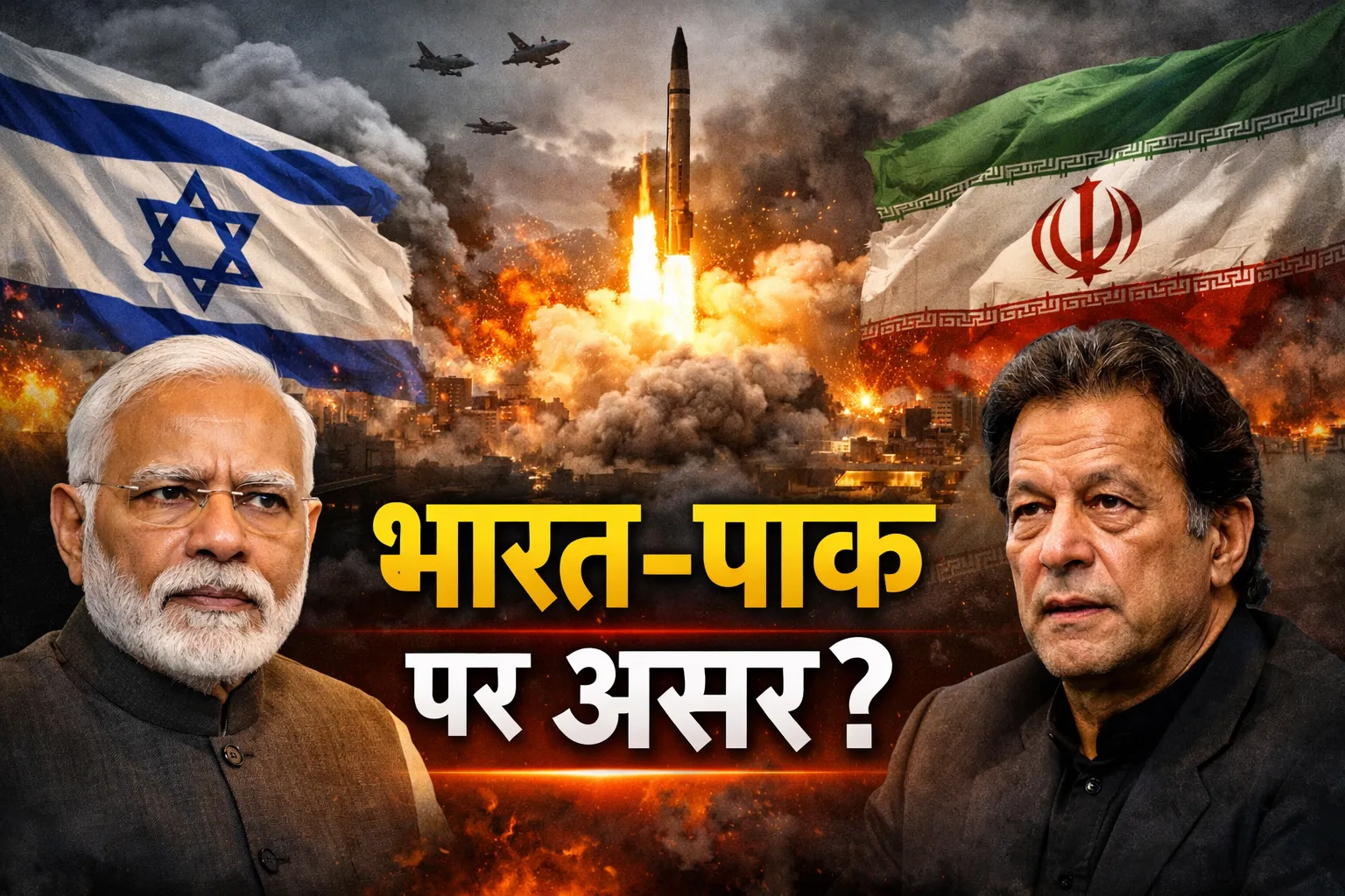 Iran Israel war: जानिए इस युद्ध से भारत और पाकिस्तान पर कैसे होंगा असर 